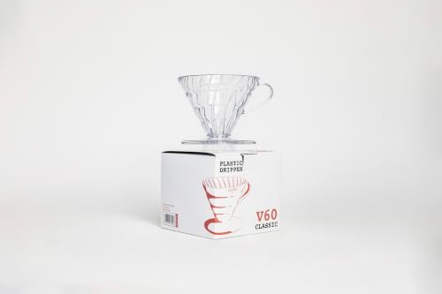HARIO V60 Plastic Coffee Dripper, Size 02, Clear - Image 4