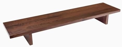 Desky Minimal Monitor Stand Walnut Hardwood by Desky