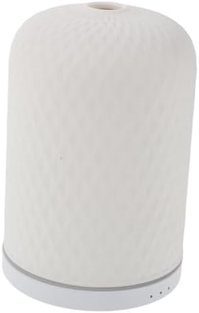 VOSAREA Ceramic and Mist Technology Essential Oil Diffuser with Silent Operation Minimalist Silhouette Design with Multi-Color Changing LED Lights for Home for Yoga and Bedrooms by Vosarea