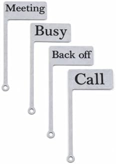 Desk Status Flag - Busy/on Call/Meeting/Back off - Focus Indicator for Home Office - Work from Home Desk Sign - Productivity Desk Accessory - PLA Material by Unknown