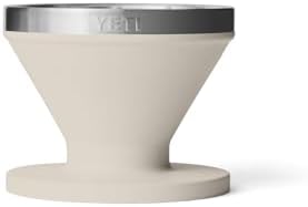 YETI Pour Over Coffee Maker Accessory Ramblers, Designed for Perfect Coffee Extraction Anywhere, Stainless Steel, fits any V60 Filter, Cape Taupe by YETI