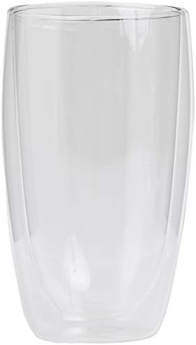 Bodum 15oz Pavina Double Wall High-Heat Borosilicate Glass, Set of 2, Clear (Pack of 4) - Image 4