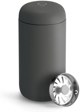 Fellow 12 oz Carter Move Travel Mug - Vacuum-Insulated Stainless Steel Travel Coffee Mug - Coffee Tumbler with Ceramic Interior and Splash Guard - Slate Grey by Unknown