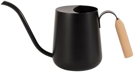 Black 30oz Watering Can for Indoor Plants, Long Spout Metal by EPalace