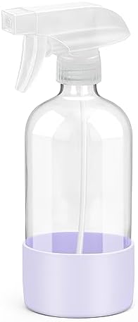 Glass Spray Bottles for Cleaning - 16 oz Spray Bottles with Silicone Sleeve by Rionisor%E2%80%94%E2%80%94HomeEssentials