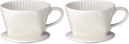 Kalita Carita 01001#01001 Coffee Dripper with Fast Extraction Speed to Bring Out Only The Delicious Taste Before It Comes Out calendar respectful (Pack of 2) by Kalita