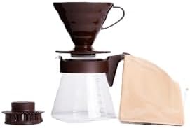 Hario V60 Pour Over Coffee Starter Set, Size 02, Brown by Hario