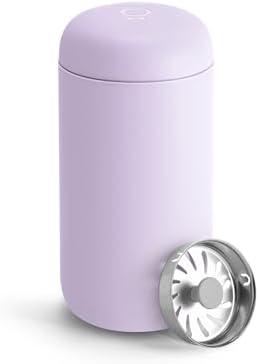Fellow 12 oz Carter Move Travel Mug - Vacuum-Insulated Stainless Steel Travel Coffee Mug - Coffee Tumbler with Ceramic Interior and Splash Guard - Lavender Purple by Unknown