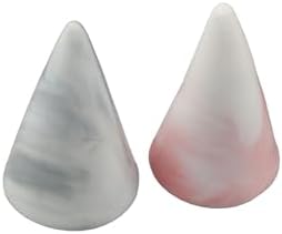 Leadigol Ceramic Cone Shape Finger Ring Holder Single Ring Display Support Holder Decorative Display Stands Marble Decor Jewelry Display Stand Ring Storage Rack - Image 5