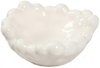 Ceramic Catchall Tray with Bubble Design, Compact Storage Bin for Keys and Jewelry on Vanity or Entryway (1 PC) by Unknown