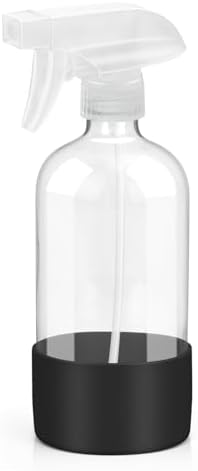 Glass Spray Bottles for Cleaning - 16 oz Spray Bottles with Silicone Sleeve by Rionisor%E2%80%94%E2%80%94HomeEssentials