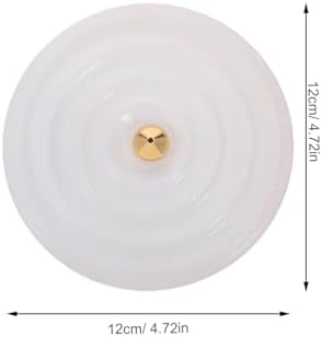 White Ceramic Incense Burner Holder for Meditation Home Decor - Image 2