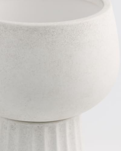 Self Watering Pots for Indoor Plants, 6 Inch Ceramic African Violet Pot - Image 4