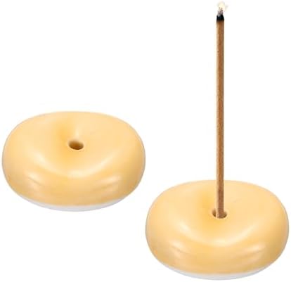 uxcell 2Pcs Ceramic Incense Holder Stick Incense Burner Holder Orange by uxcell