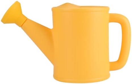 Small Watering Can for Kids, 700ml/23.7 Oz Plastic Watering Can for Indoor Plants Garden Flower (Yellow) by NIOIPXA