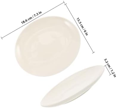 Ceramic Jewelry Tray for Rings, Keys, and Trinkets White - Image 7
