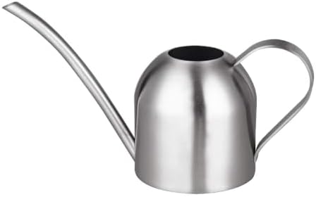 IMEEA Indoor Watering Can for House Plants 33oz/1L Brushed Stainless Steel Watering Can with Long Spout for Succulents, Bonsai by IMEEA