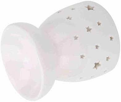 AYNEFY Ceramic Essential Oil Diffuser Desktop Accessories Lamp with Night Light for Bedroom Living Room Office Mini Portable Oil Burner Ceramic Essential Diffuser Aromatherapy Home (Star) - Image 7
