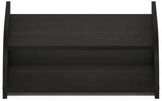 Furinno Classic Desk Organizers and Accessories, 2-Tier Monitor Riser, Office Organization, Desk Top Book Shelf, for Office Supplies, Office Desk Utility, Dark Espresso - Image 6