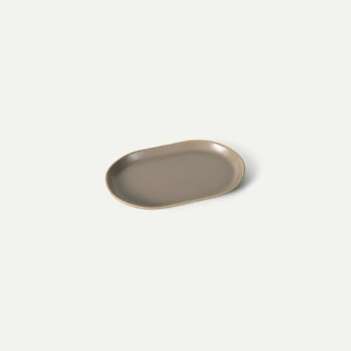 Mora Ceramic Decorative Tray - 9.4in Dish for Jewelry, Perfume, Makeup, Accessories, Candle, in the Bathroom Vanity, Bedside, or Kitchen Counter. Cute Organizers - Dusk by MORA