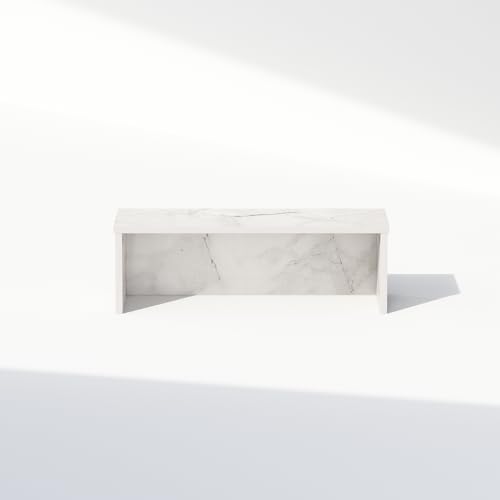 Furinno Classic Desk Organizers and Accessories, 18-Inch Desk Organizer, Desktop Organizer, for Office Supplier, Marble White - Image 6