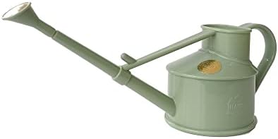 Bosmere Haws Handy Plastic Watering Can, Mini Water Can for Indoor Plants, Succulents and Flowers, Sage Green, 1 Pint by Bosmere