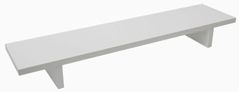 Desky Minimal Monitor Stand White by Desky