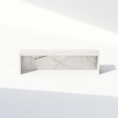 Furinno Classic Desk Organizers and Accessories, 23-Inch Desk Organizer, Desktop Organizer, for Office Supplier, Marble White - Image 6