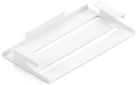 Multi-Purpose Steel Desk Tray - Under Desk Organizer & Monitor Stand Add-on Shelf, Includes Mounting Hardware, White by Unknown