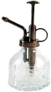 Spray Bottle for Plants, Plant Mister Spray Bottle, Glass Plant Mister Spray Bottle, Embossed Vintage Glass Watering Can, Succulent Watering Bottle with Top Pump for Outdoor (Q) by Unknown