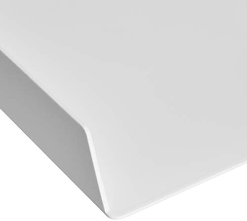 Amazon Basics Rectangular Plastic Desk Organizer, Letter Size Tray for Documents, 13 x 9.7 x 2.2 inches, White (Pack of 12) - Image 4