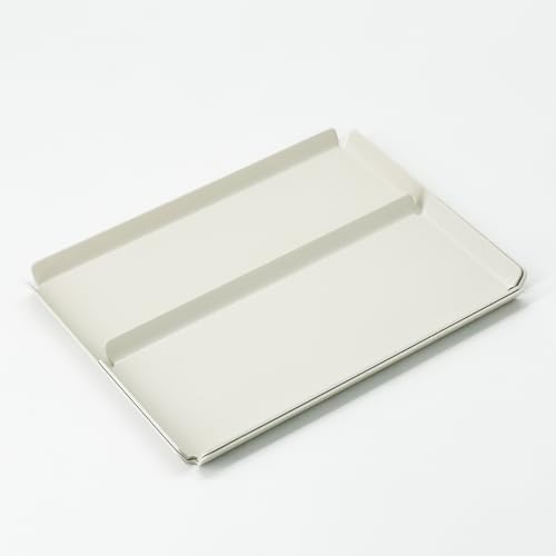 PROGETTO2.70 Aluminum Desk Tray Catchall Organizer, A6, Ivory - Image 3
