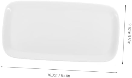 Nordic Style Ceramic Jewelry Dish White Oval Display Tray - Image 6