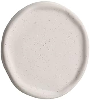 BEIJIALY Ceramic Jewelry Dish for Women, Trinket Tray, Ring Dish Tray, Jewelry Plate, Ceramic Glossy Appearance Simple Modern Stylish Storage Tray Key Tray for Home Gift(White Round) - Image 7