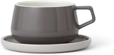 Viva Scandinavia Ella Tea Mug (0.25L) - Grey by VIVASCANDINAVIA