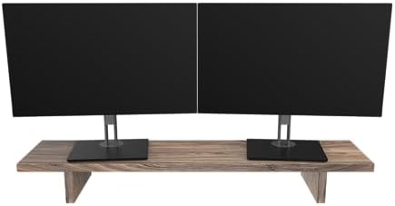 Desky Monitor Stand - Natural Walnut by Desky