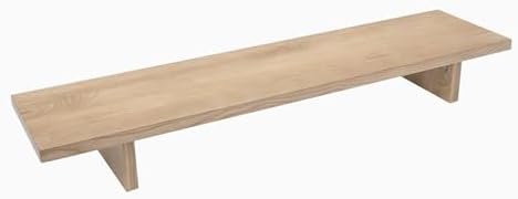 Desky Minimal Monitor Stand White Ash Hardwood by Desky