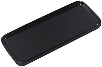 Black Ceramic Vanity Tray, Small Rectangle, Kitchen Sink, Marble Bathroom, Organizer for Candle, Soap, Jewelry, Perfume, Towel Holder, Decoration Bedroom by Floatant