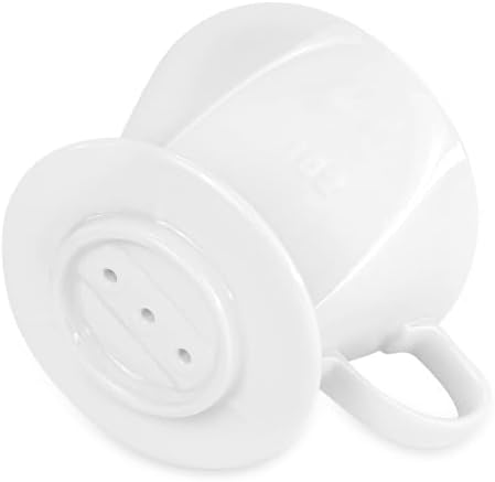 Pour Over Ceramic, Coffee Dripper Ceramic Coffee Maker,White - Image 6