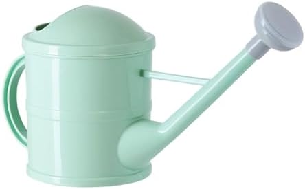 Farmlyn Creek Watering Can - Plant Waterer with Long Spout & Detachable Sprinkler Head - Compact Design for Indoor Garden - Kids Watering Can for Gardening - Green, 0.4 Gallon by FarmlynCreek