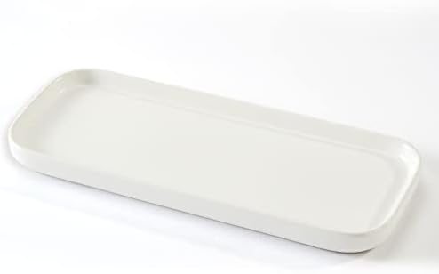 CosyCorner Ceramic Bathroom Tray, White, 9.8in x 3.9in x 0.7in by CosyCorner