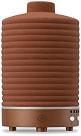 Serene House Terracotta Ultrasonic Essential Oil Diffuser Ceramic Red 90ml by serenehouse