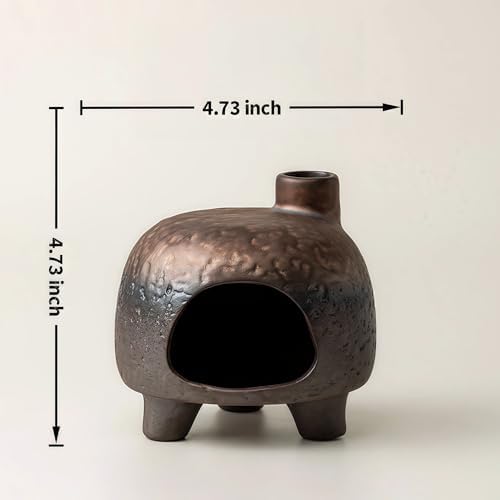 Handmade Ceramic Palo Santo Holder - Mini Chimenea Incense Burner - Image 6