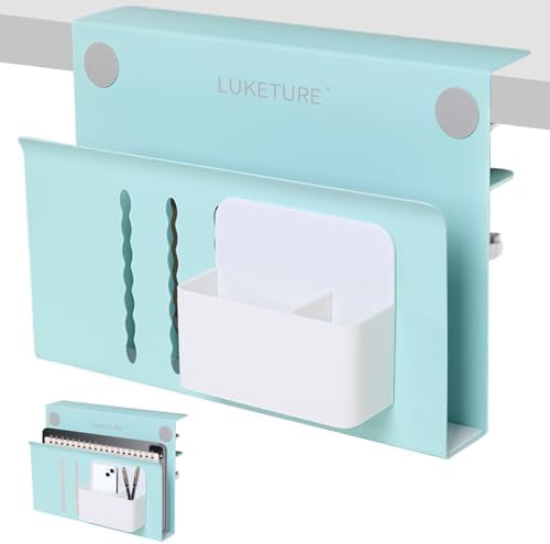 LUKETURE Desk Side Storage Laptop Holder No Drill Clamp On Organizer by LUKETURE