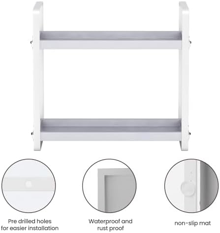 HNRLOY Bathroom Counter Organizer, Bathroom Counter Shelf, Makeup Organizer - Image 4