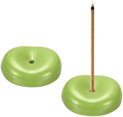 uxcell 2Pcs Ceramic Incense Holder Stick Incense Burner Holder Green by uxcell