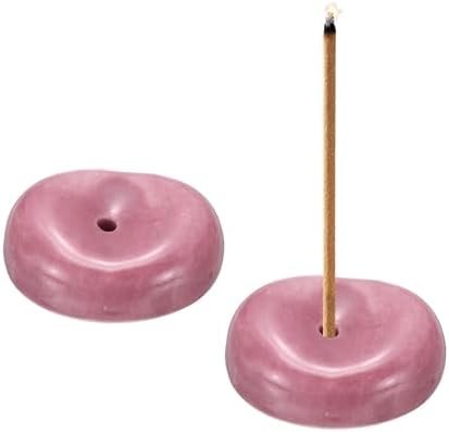 uxcell 2Pcs Ceramic Incense Holder Stick Incense Burner Holder Pink by uxcell