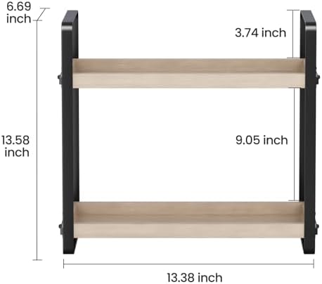 HNRLOY Bathroom Counter Organizer, Bathroom Counter Shelf, Makeup Organizer - Image 3