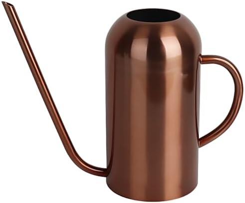 Watering Can Indoor Outdoor Plants, 50oz/1500ml Garden Long Spout Watering Cans, Stainless Steel Plants Watering Can Pot for Indoor House Plants Bonsai Flower Decorative by Chemlliy