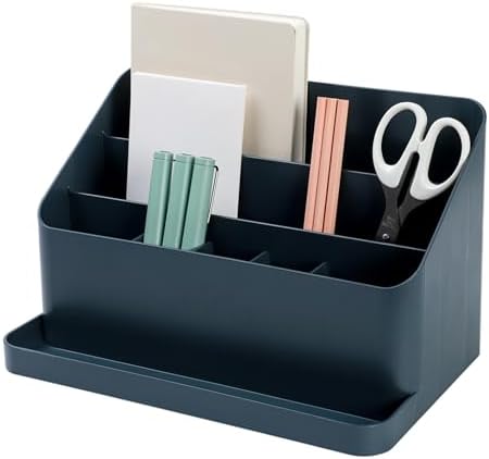 BLUE GINKGO Desk Organizer, Office Supplies, Blue, Made in Korea by BLUEGINKGO